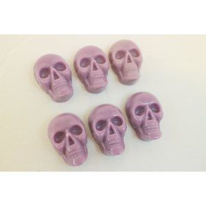 Lilac Scented Wax Melts | Violet Skulls | Purple Peony Tarts | Hand Poured